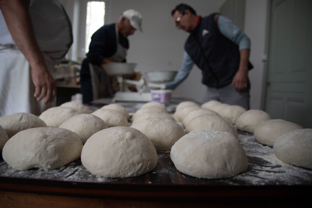 travail des pâtes à pain