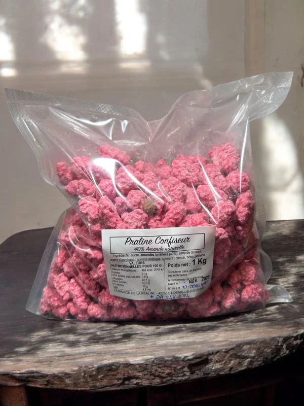 pralines entières roses