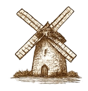 dessin moulin à vent